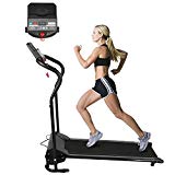 OUTAD Folding Treadmill, Electric Treadmill with LED Display Mini Silent Home Motorized Running Machine Gym Exercise Fitness