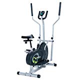 Affordable Total Body Workout Dual Elliptical Exercise Trainer Bike System- Excellent Craftsmanship Portable Versatile Lightweight- Steel Frame Electronic Monitoring System