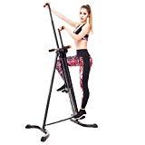 FEIERDUN Vertical Climber Exercise Machine,Full Total Body Workout Folding Cardio Climbing Machine for Women Men (C2) (c)