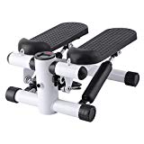 Homgrace Lightweight Portable Air Stepper Climber Exercise Fitness Thigh Machine with DVD Resistant Cord for Home Workout Gym (White)