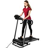 AuWit 600W Series Electric Motorized Folding Treadmill (Black)