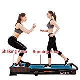 EGOFIT M2 Treadmill 3 in 1 Integrate Running Machine 7.5Mph and Vibration Platform Under Desk Treadmill Walking Machine Perfect for Office & Home