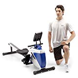 Marcy Foldable Magnetic Rowing Machine with Adjustable Resistance & Transport Wheels ME-1018RE