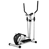 Gharpbik Heavy Duty Elliptical Machine Trainer-Magnetic Smooth Quiet Driven with LCD Monitor and Pulse Rate Grips for Home Gym(Model:WE902H)