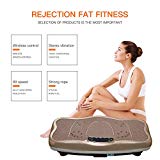 Gharpbik Vibration Fitness Machine Workout Platform Vibrating Platform Exercise & Workout Trainer, Balance Plate Exercise Equipment with Built-in Bluetooth Speakers(SP-CFM21)