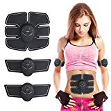 Abdominal Muscle Toner, Abdominal Toning Belt ABS Portable Body Trainer 6 Modes & 10 Levels Fitness Simple Operation Abdomen/Arm/Leg Training